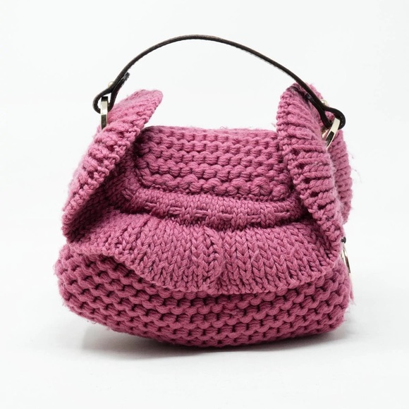 Fendi Wool Knit Chef Bag w/COA - Picture 10 of 13